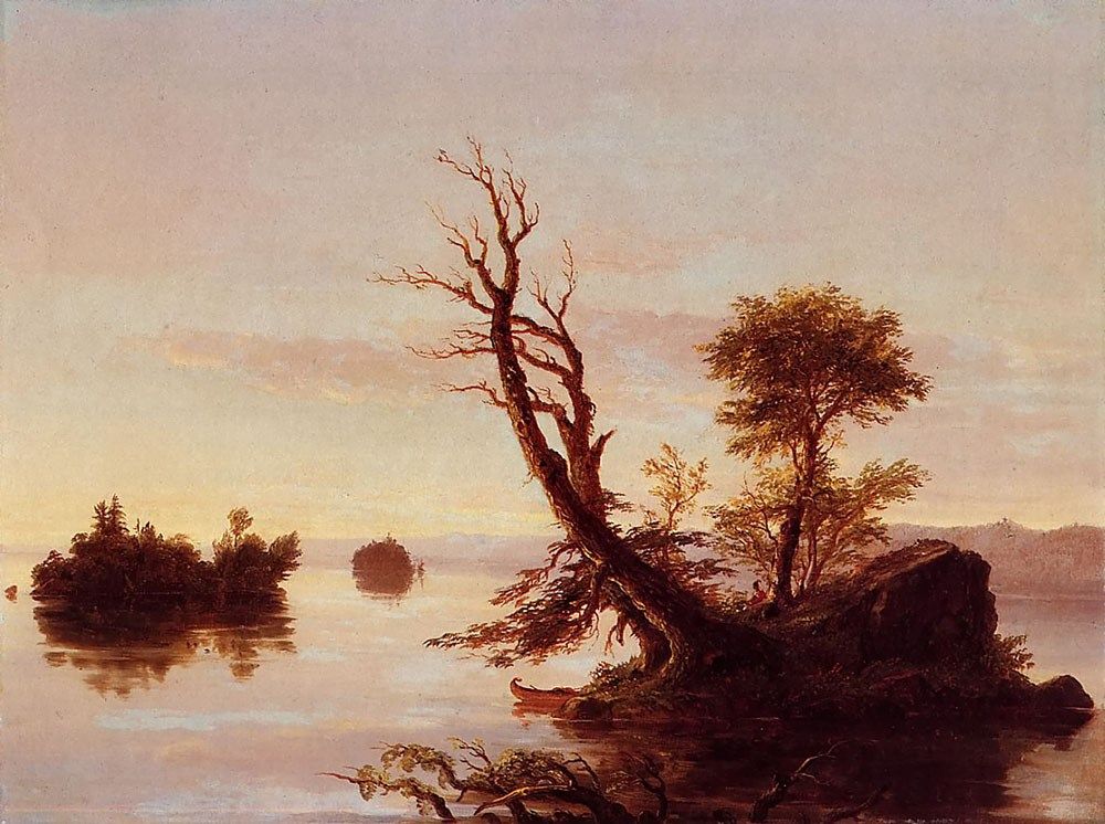 Thomas Cole American Lake Scene